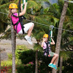 tandem zipping with best friends